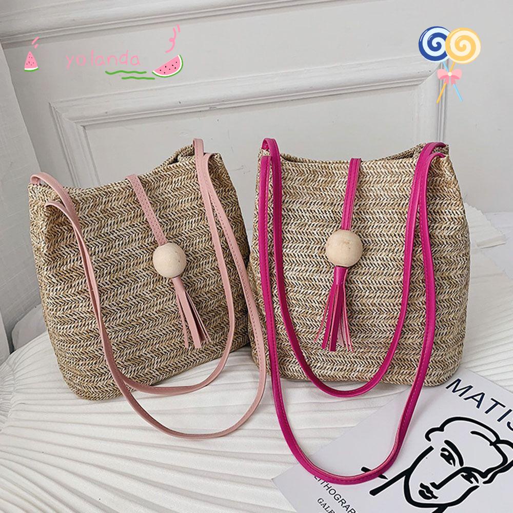 Túi Xách Đan Rơm Thời Trang Mùa Hè Kiểu Dáng Mới