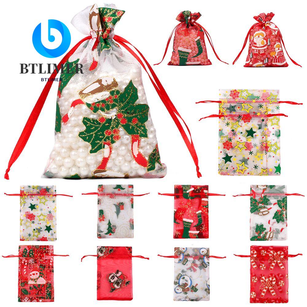 10 Túi Đựng Kẹo Trong Suốt Dùng Cho Lễ Hội, Giáng Sinh