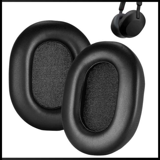 Set 2 Miếng Đệm Tai Nghe Thay Thế Bằng Da Cho Sony 1000XM5
