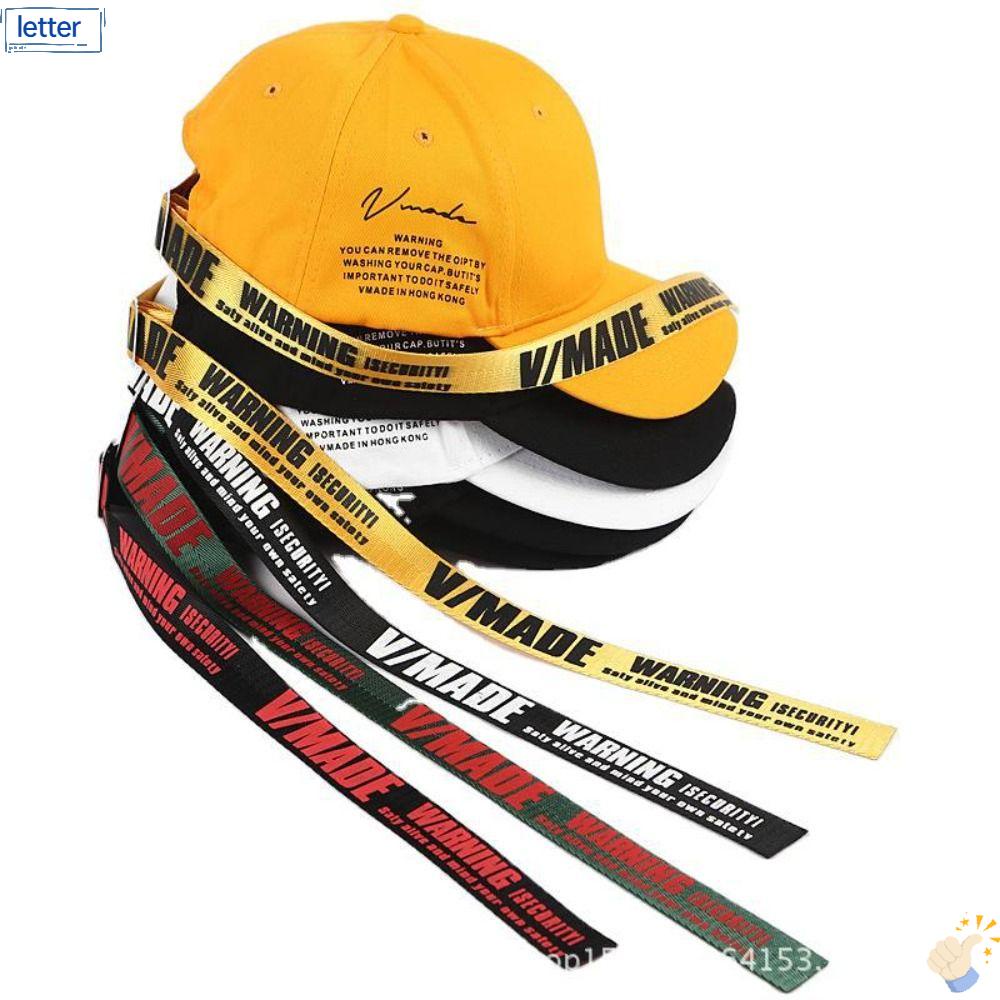 Nón Lưỡi Trai Phối Ruy Băng Dài Cá Tính Thời Trang Đường Phố