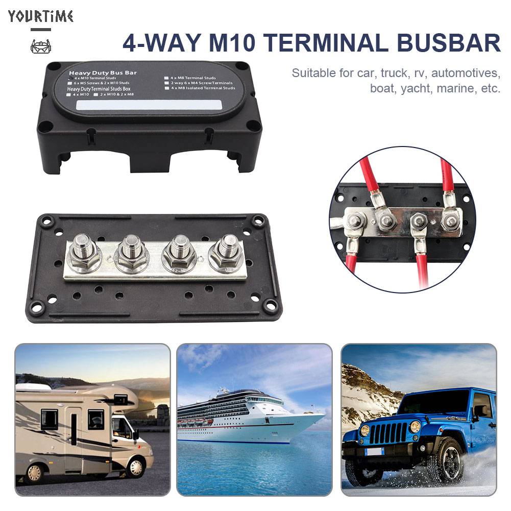 Khối Đấu Nối Đầu Cuối 300A 48V Cho Xe Hơi / Tàu Thuyền / Xe Tải