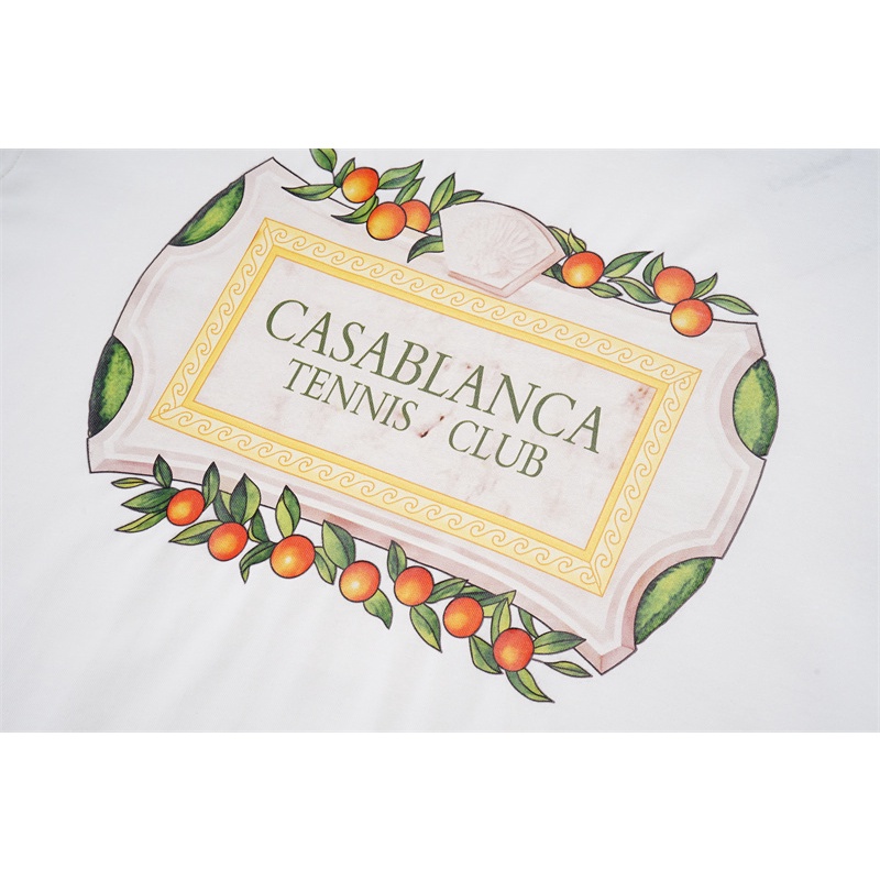 Ca-sa &amp; Blanca * Áo Thun Tay Ngắn Phong Cách Nhiệt Đới Thời Trang Mới Nhất Phiên Bản Cao Cấp; IOFYIT