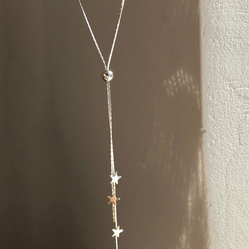Vòng Cổ Choker Bằng Bạc Sterling 925 Mặt Ngôi Sao Tua Rua Dài Thời Trang Cho Nữ Margot3
