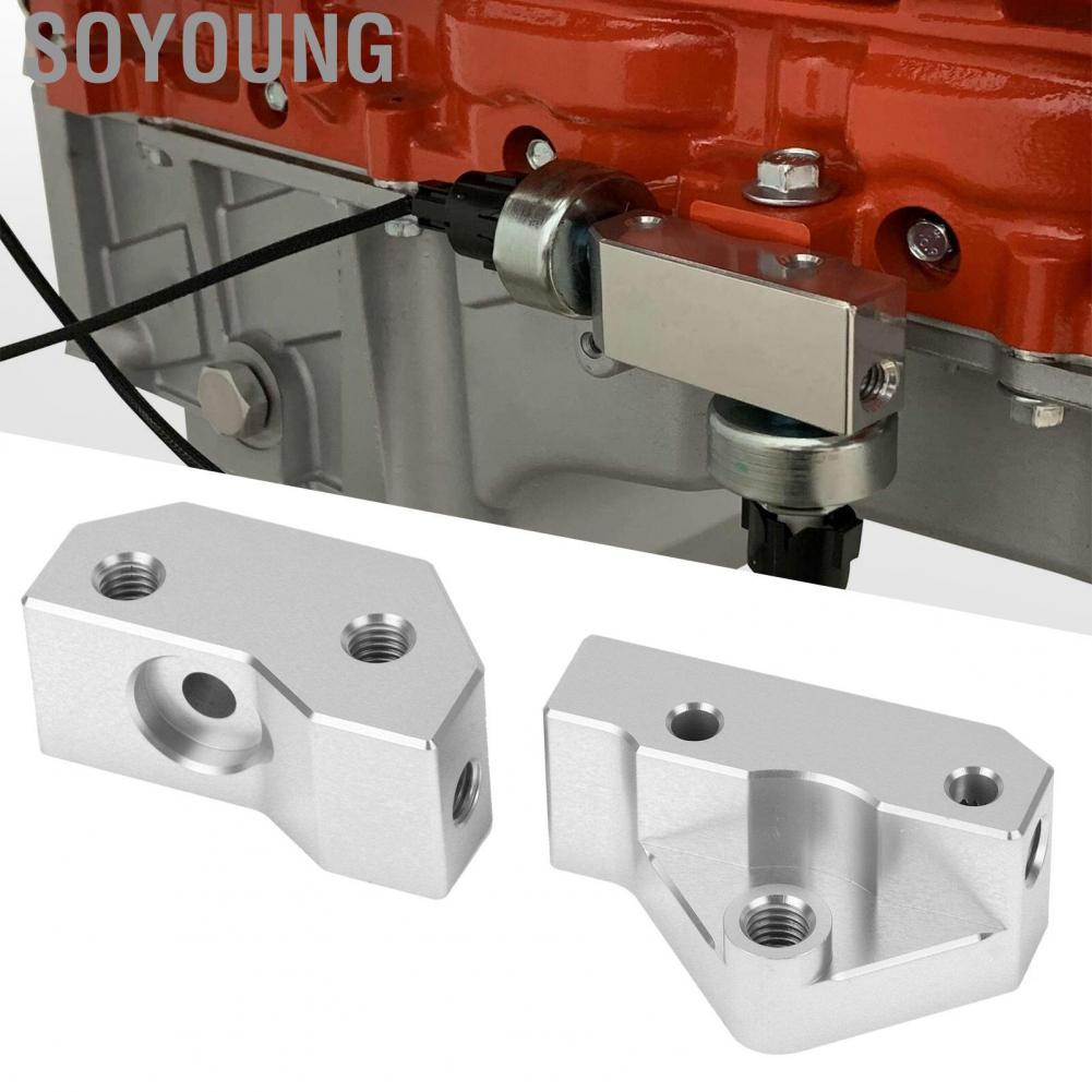 Soyoung LS Gen III Engine Knock  Relocation Brackets for LS1 LM7 LR4 LQ4 LS6 L59 LQ9 LM4 L33 Car Auto Accessories