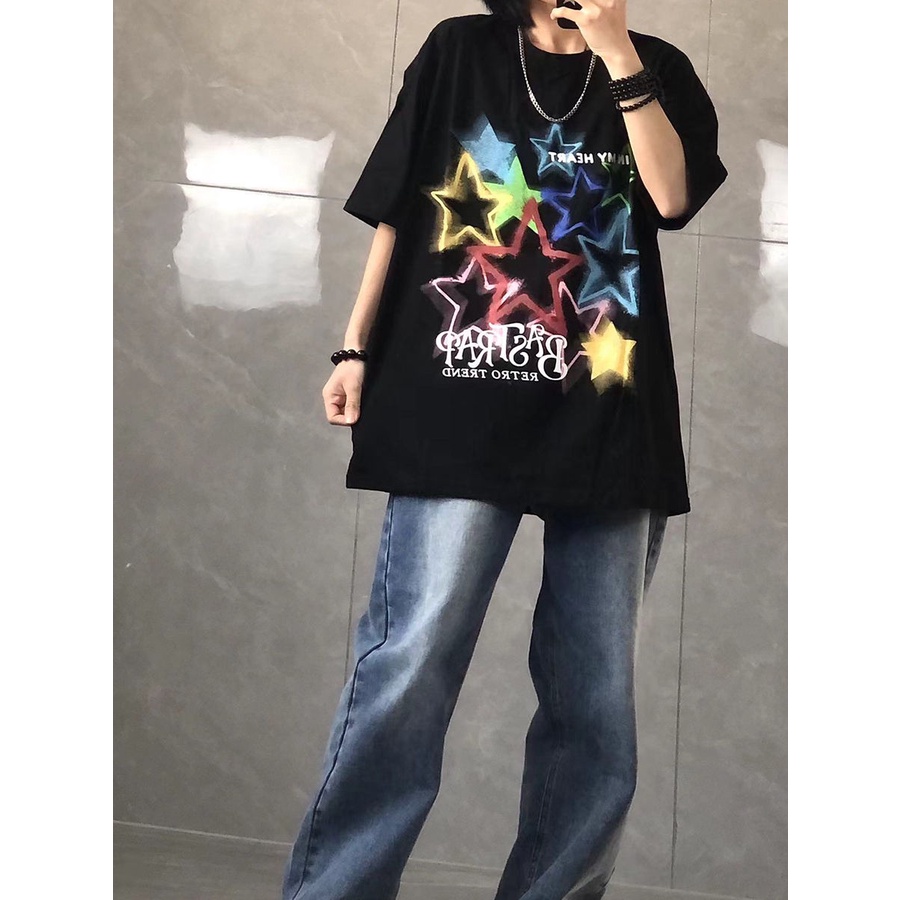 Áo Thun 100% Cotton Tay Ngắn In Họa Tiết XINGX Thời Trang Mùa Hè Dành Cho Nữ