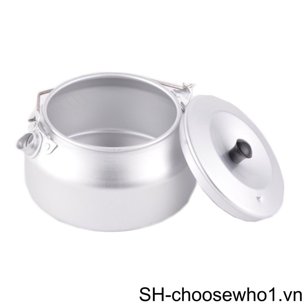 Ấm Đun Nước 0 8L Có Tay Cầm Gấp Gọn Tiện Dụng Mang Theo Du Lịch Cắm Trại