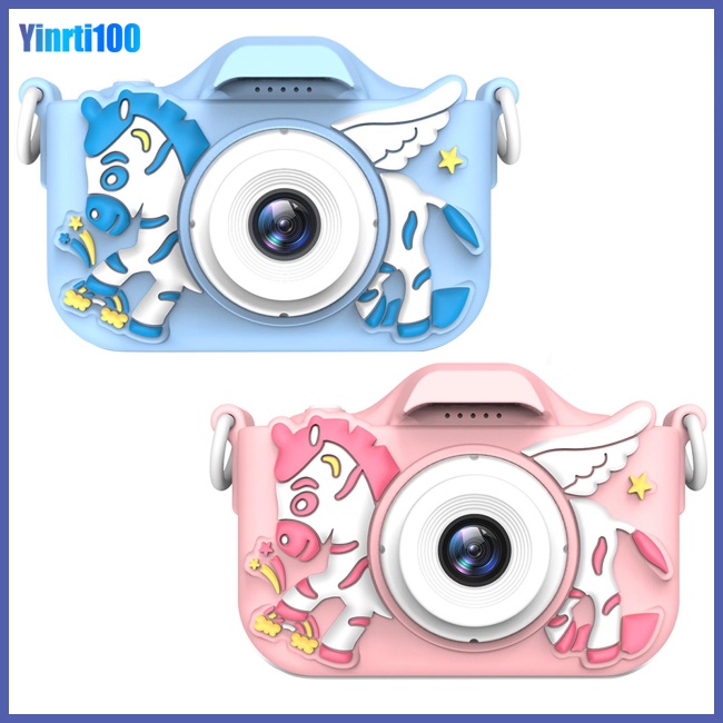 Máy Ảnh Kỹ Thuật Số Mini 2.0ips Hd Họa Tiết Hoạt Hình Dễ Thương Dùng Làm Quà Tặng Sinh Nhật Cho Bé