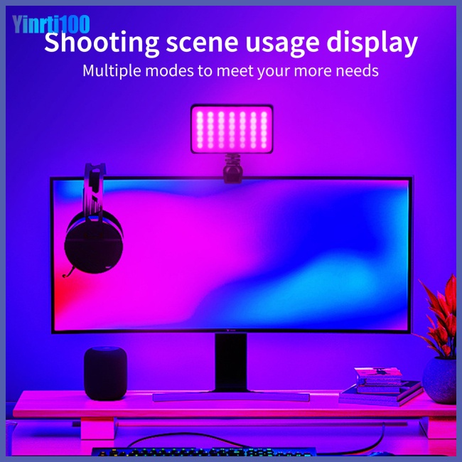 Bảng Đèn Led Video Yinrti W140 Rgb 2500k-9000k Cầm Tay Bỏ Túi Tiện Dụng