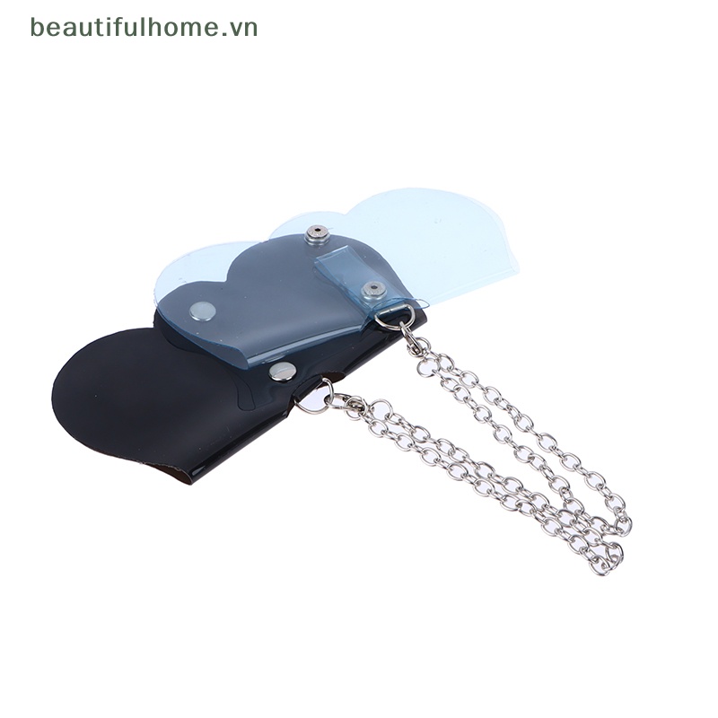 1 Túi PVC Trong Suốt Ánh Laser Bảo Vệ Mắt Kính Dành Cho Nữ