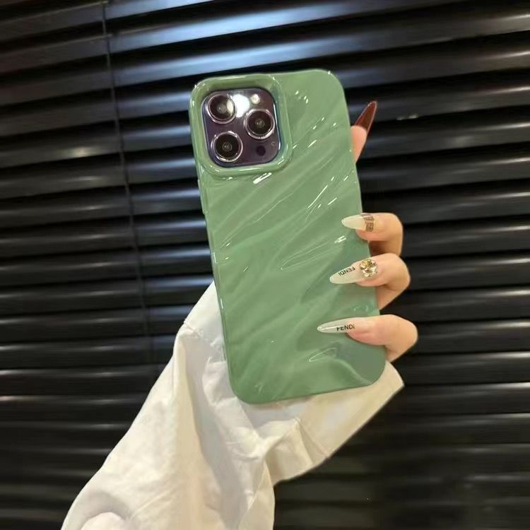 Ốp Điện Thoại TPU Dẻo Họa Tiết Gợn Sóng Nước 3D Thời Trang Chống Sốc / Bụi Bẩn Cho iPhone 11 iPhone 14 13 12 Pro Max