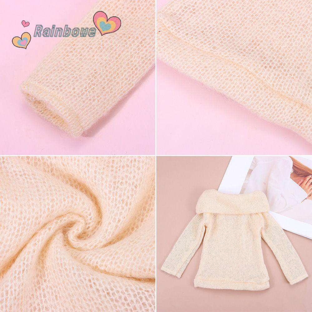 Áo Sweater Dệt Kim Màu Sắc Cầu Vồng Cho Búp Bê 1 / 3