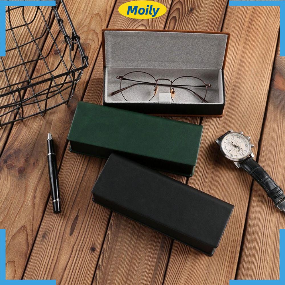 Hộp Đựng Kính Chất Liệu Da Phong Cách Retro Ốp