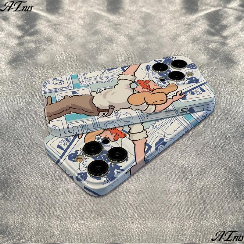 Ốp Điện Thoại Chống Sốc Họa Tiết Tranh Vẽ Đơn Giản Cho Iphone 1211 14pro 78plus 6In13