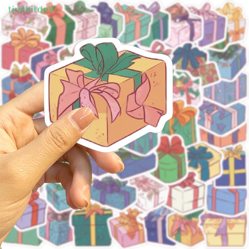 Bộ 50 Miếng Dán Họa Tiết Hoạt Hình Dễ Thương Trang Trí Sổ Tay / Guitar