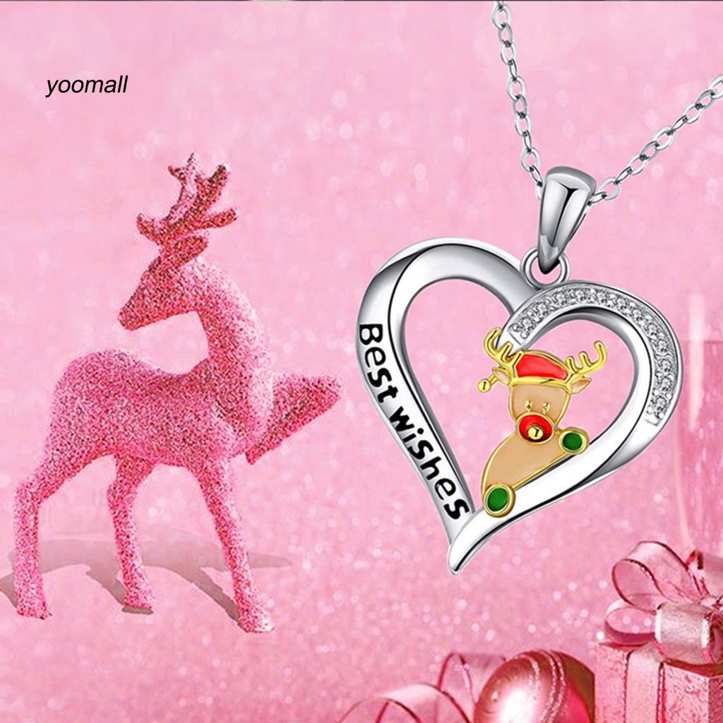 Yo / Vòng cổ Hợp Kim Hình Trái Tim Quyến Rũ Thích Hợp Làm Quà Tặng Hằng Ngày