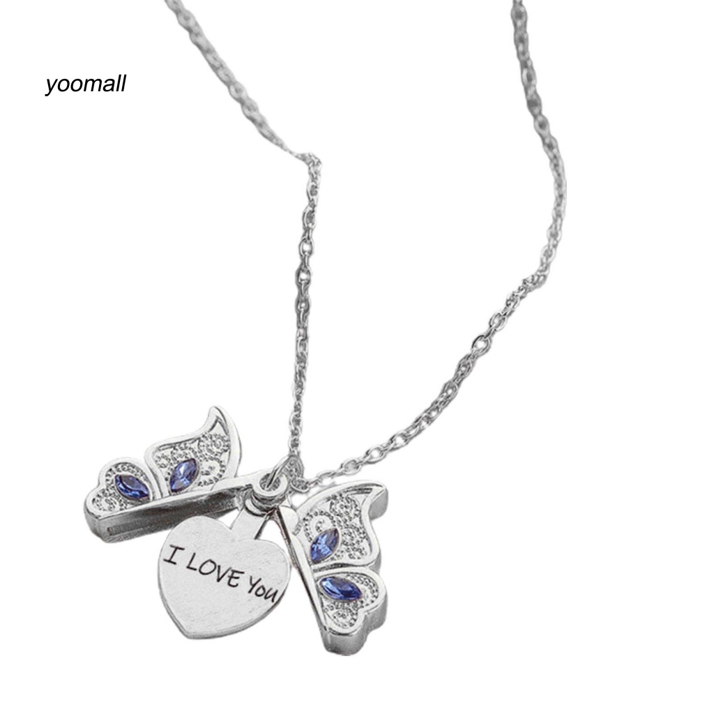 Vòng cổ Mặt Hình Bướm / Chữ Trọng Lượng Nhẹ Cho Nữ