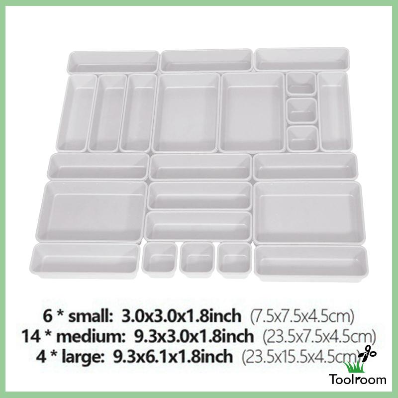 Set 24 Giá Đỡ Dụng Cụ Trang Điểm / Làm Bếp