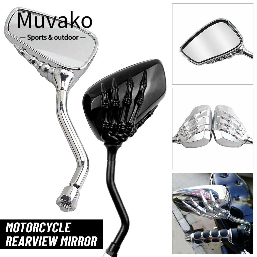 MUVAKO Gương Chiếu Hậu Phản Quang Góc Rộng Dễ Điều Chỉnh Dành Cho Xe Đạp