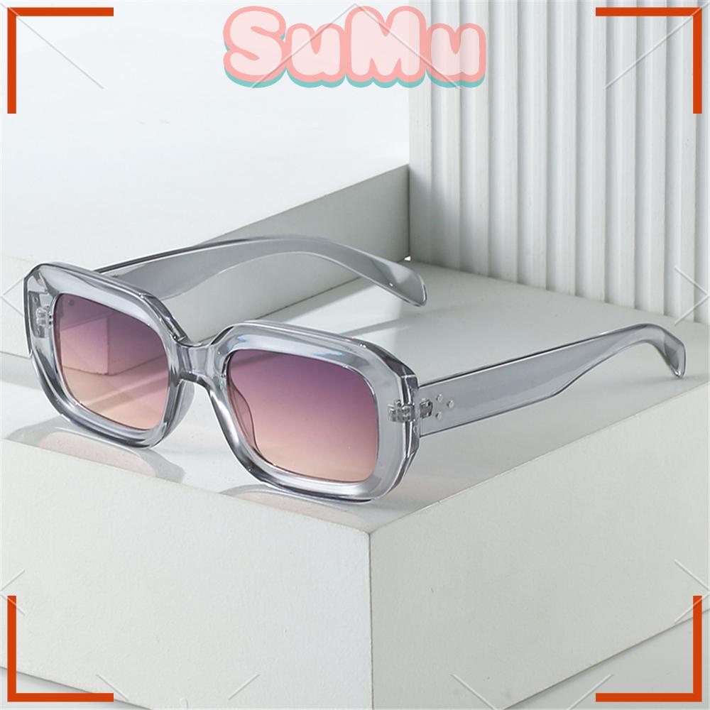 Kính Mát Gọng Vuông Nhỏ Phong Cách Retro Thời Trang Cho Nữ