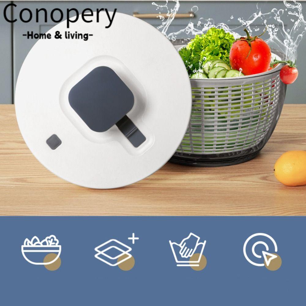 CONOPERY Máy Sấy Salad Hình Chiếc Lá Bằng Nhựa Kích Thước Lớn Tiện Dụng