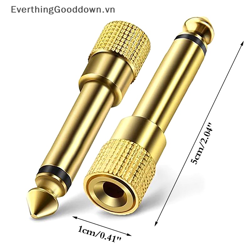 1 Giắc Cắm Chuyển Đổi Từ 6.5 6.35mm Male Sang 3.5mm Female vn