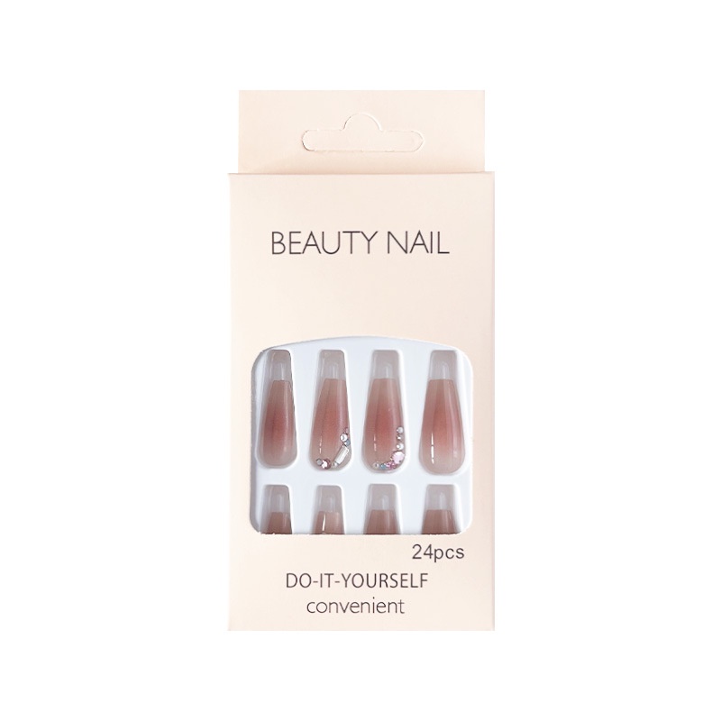 Móng Tay Giả Bán Thủ Công Màu Trắng Thuần Khiết
