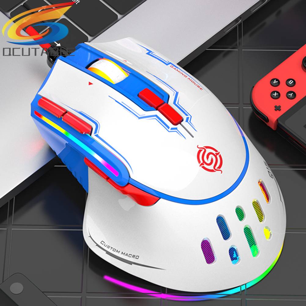 Chuột Máy Tính Q15 9 Nút Có Đèn Nền Macro Dành Cho Gia Đình / Văn Phòng