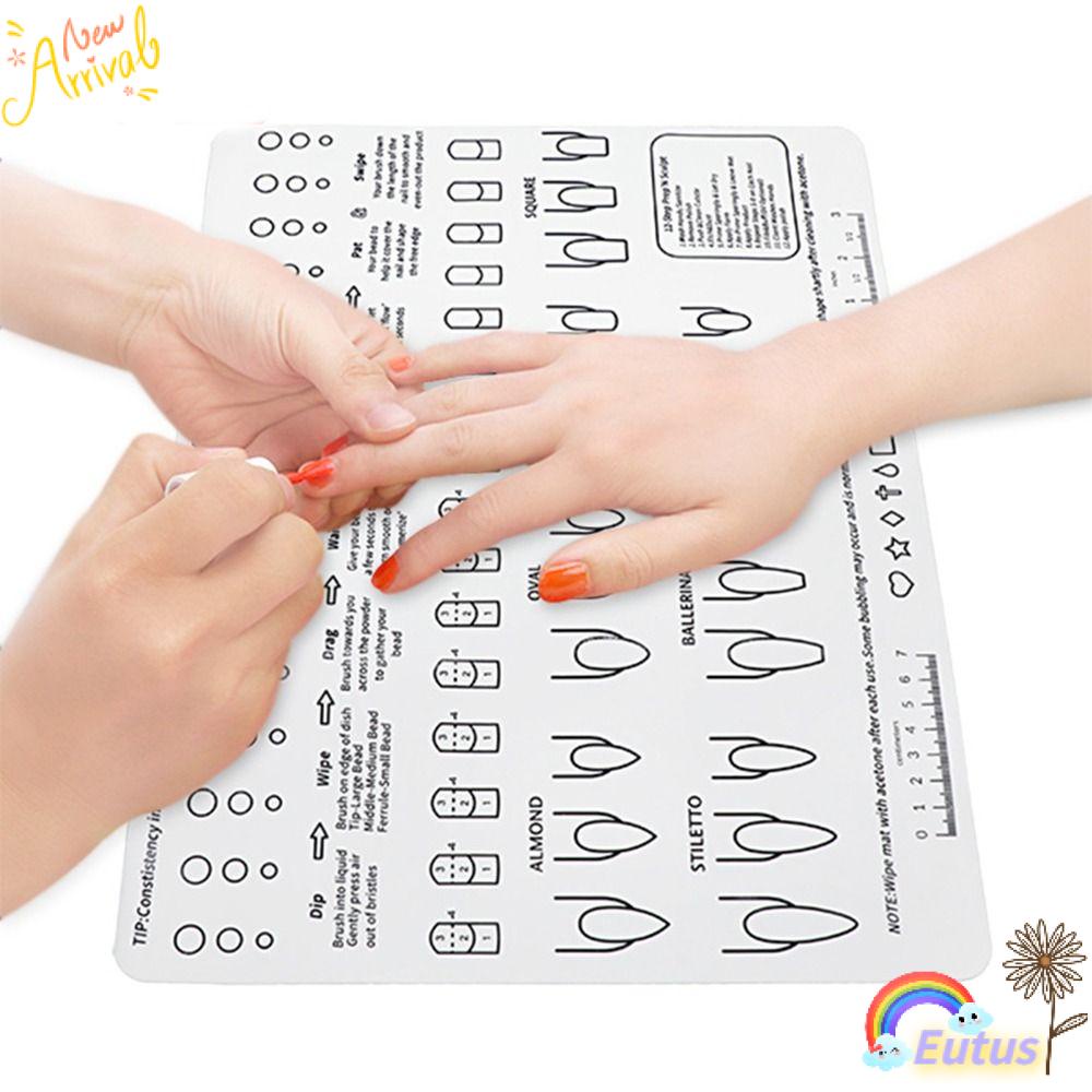 EUCA Tấm Lót Trưng Bày Móng Tay Nghệ Thuật Thiết Kế Mới Tiện Lợi Dễ Sử Dụng