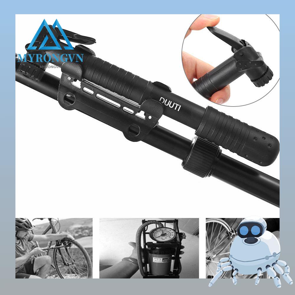 MYRONGVN Ống Bơm Xe Đạp Bằng Tay Siêu Nhẹ Đa Năng Tiện Lợi Dễ Sử Dụng