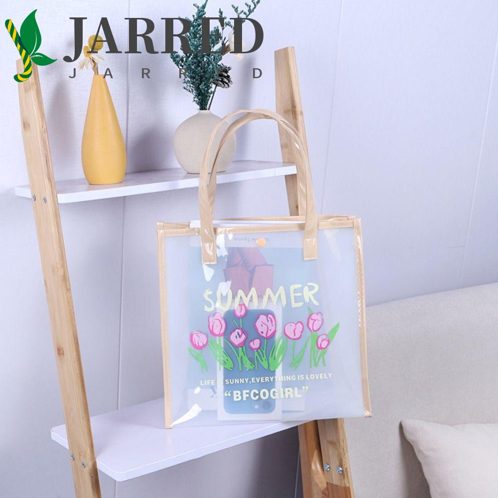 JARRED Túi Đựng Điện Thoại Bằng PVC Trong Suốt Họa Tiết Hoạt Hình Dễ Thương