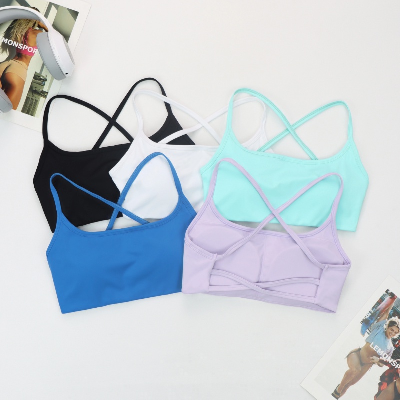 Áo Ngực Thể Thao Dây Chéo Lưng Co Giãn Tốt Thời Trang Quyến Rũ Cho Nữ