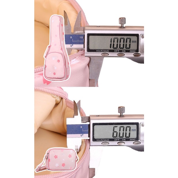 Túi Đựng Đàn Ukulele 26-Inch 23-Inch 9-Inch Dày Dặn Họa Tiết Hoa Anh Đào Xinh Xắn