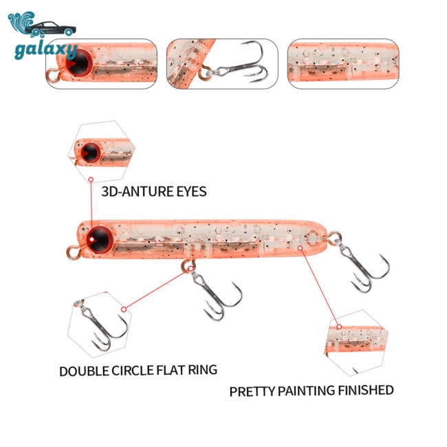 Galaxy Mồi Giả Nhử Cá 60mm / 4.8g Chất Lượng Cao