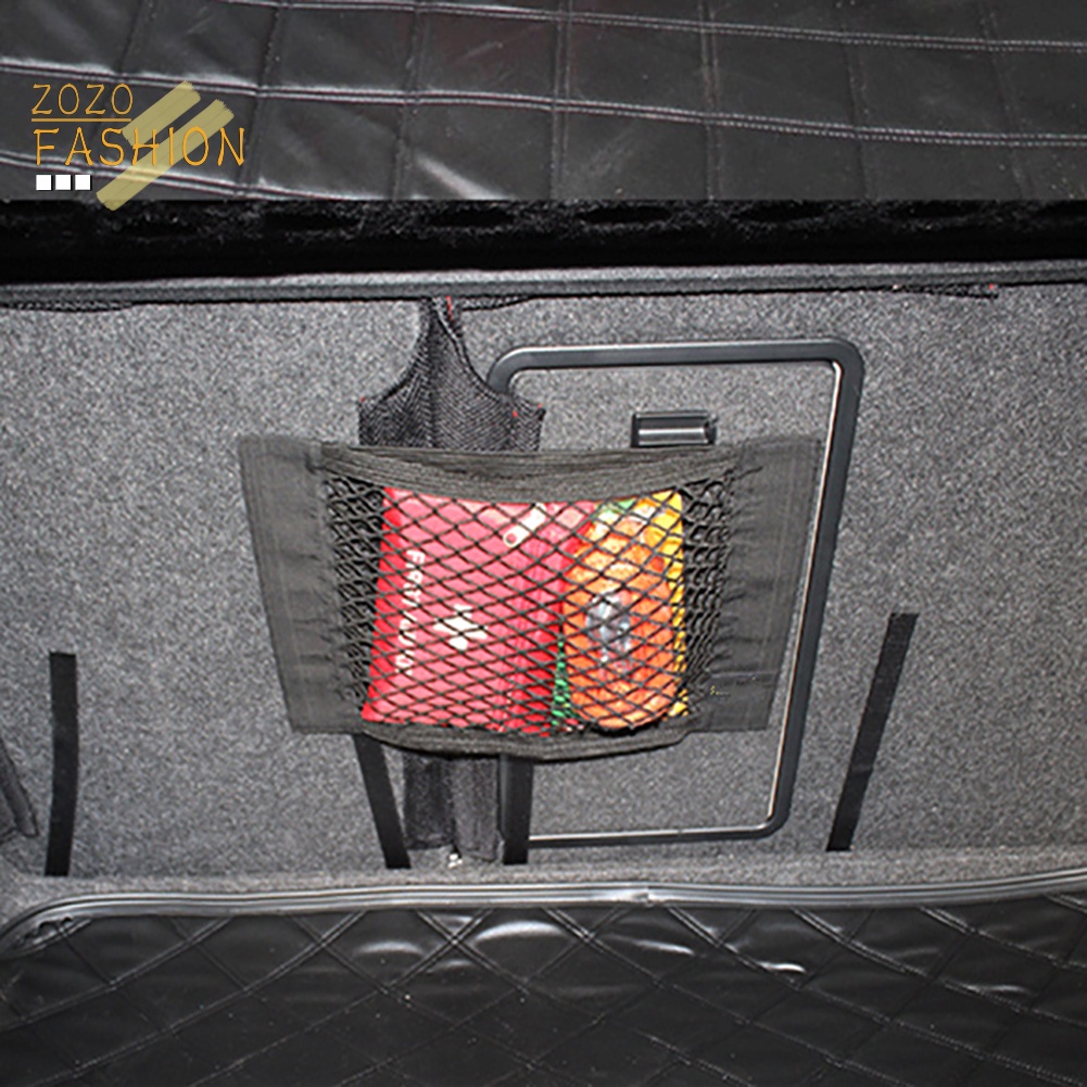 Túi Lưới Đựng Đồ Co Giãn Gắn Sau Lưng Ghế Xe Hơi