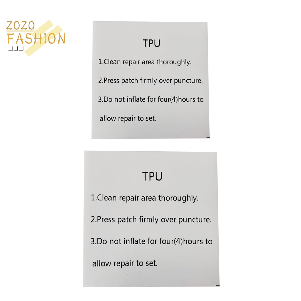 Bộ 10 Miếng Dán Trong Suốt Chống Nước Tự Dính Dùng Sửa Chữa Đồ Chơi Bơm Hơi