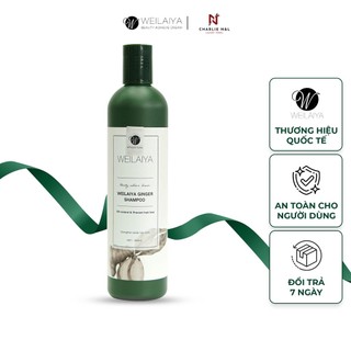 Dầu gội gừng trắng ngăn rụng và kích mọc tóc Weilaiya Ginger Shampoo 400ml