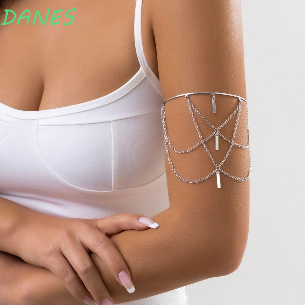 Vòng Đeo Cánh Tay Bằng Bạc Phong Cách Hiphop Thời Trang Cho Nữ