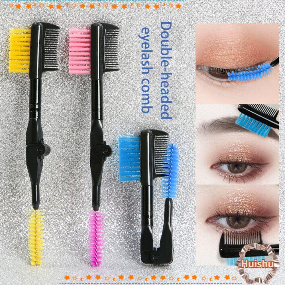 HS Cọ Vẽ Lông Mày Thiết Kế Hai Đầu Có Lược Chải Tiện Dụng