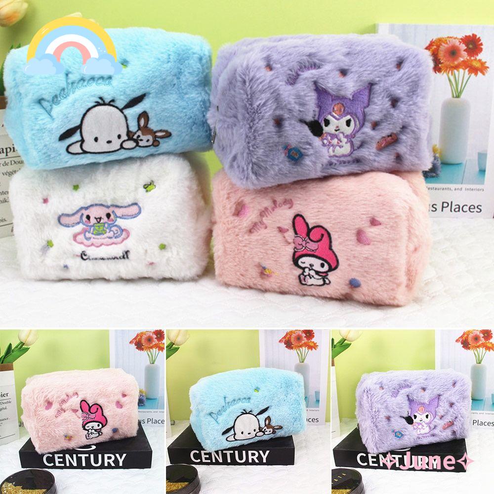 Túi Đựng Bút Bằng Vải Bông Chất Lượng Cao Họa Tiết Hoạt Hình Melody / Pacha Dog Cỡ Lớn