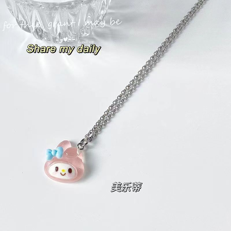 Vòng Cổ Choker Mặt Hình Chú Chó Sanrio Dễ Thương Phong Cách Hàn Quốc Cho Cặp Đôi