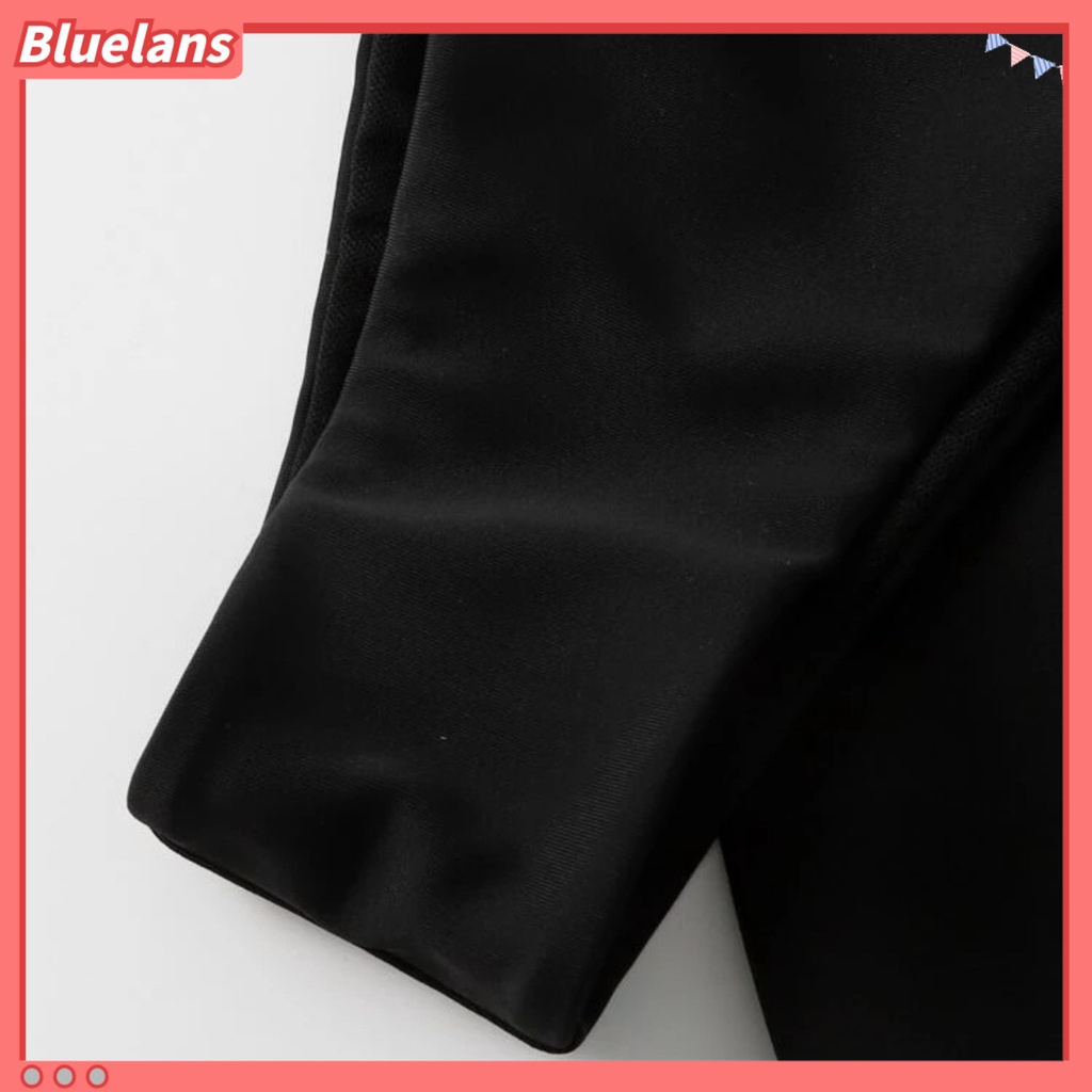 1 Bộ Đồ Bơi Hai Mảnh Bằng Polyester Siêu Mềm Màu Trơn Mau Khô Dành Cho Nữ