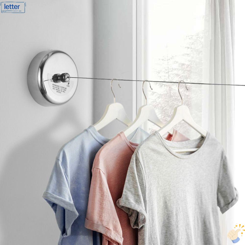 LET Dây Phơi Quần Áo Bằng Nilon Có Thể Thu Gọn Tiện Lợi