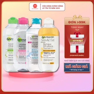 Nước tẩy trang Garnier Micellar Water Skin Mizellen Reinigungs Wasser hồng - vàng - xanh 400ml 125ml