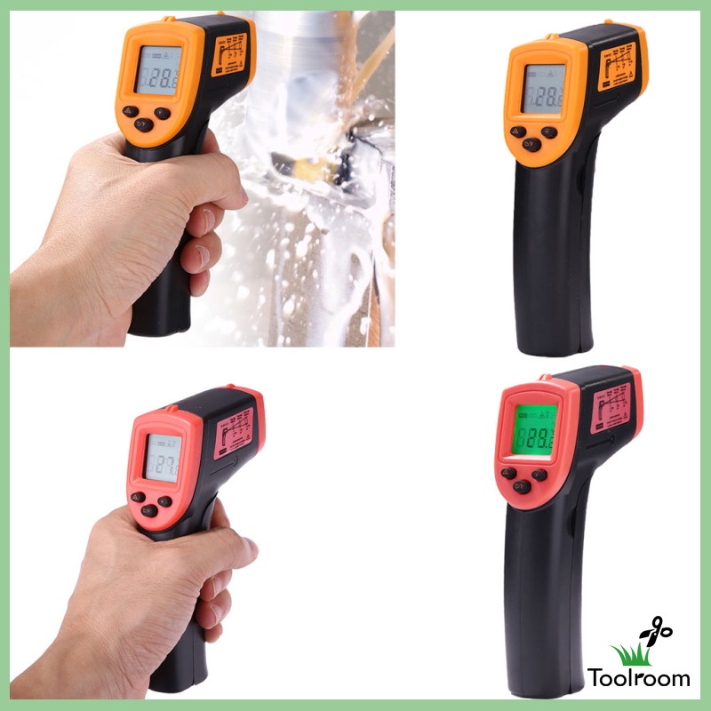 Nhiệt Kế Hồng Ngoại Laser Cầm Tay Màu Đỏ