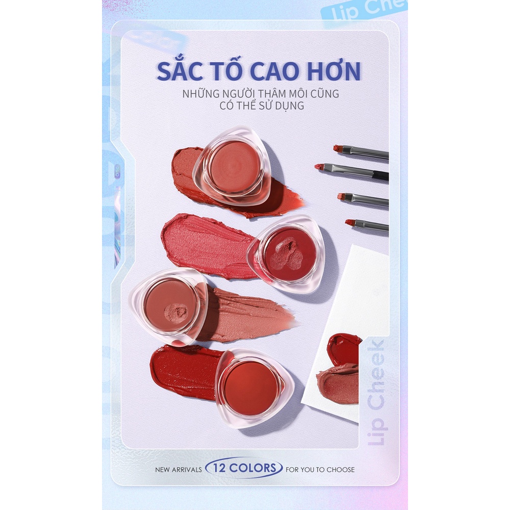 Son Hũ Focallure Chất Son Kem Bùn, Kết Hợp Đánh Má, Chất Son Dễ Tán, Nhẹ Môi, Lâu Trôi, Màu Sắc Son Trẻ Trung Tươi Sáng