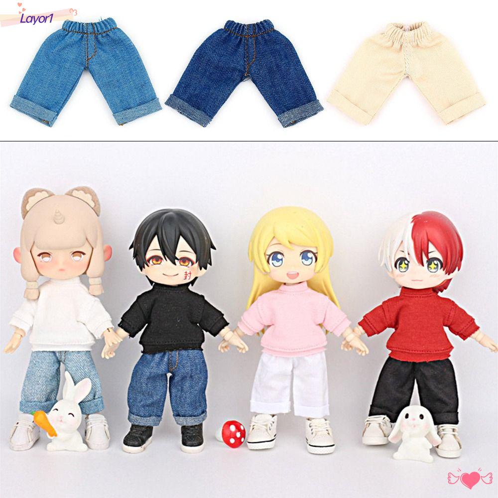 LAYOR1 Quần Jean Dài Chất Lượng Cao Thiết Kế Giản Dị Dành Cho Trẻ Nhỏ