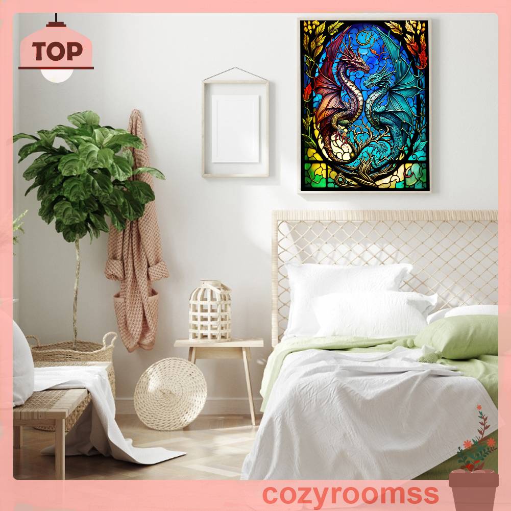 Tranh Đính Đá Kim Cương Toàn Bộ 5D DIY Hình Vẽ Pterosaur