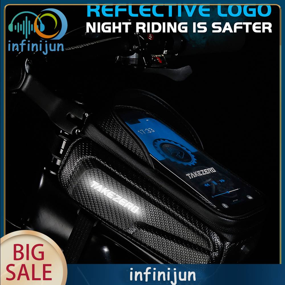 Túi Đựng Xe Đạp Có Khóa Kéo Đôi Vỏ Cứng Chống Mưa Tiện Dụng