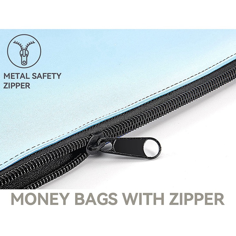 Set 7 Túi Đựng Tiền Có Khóa Kéo Tiện Dụng