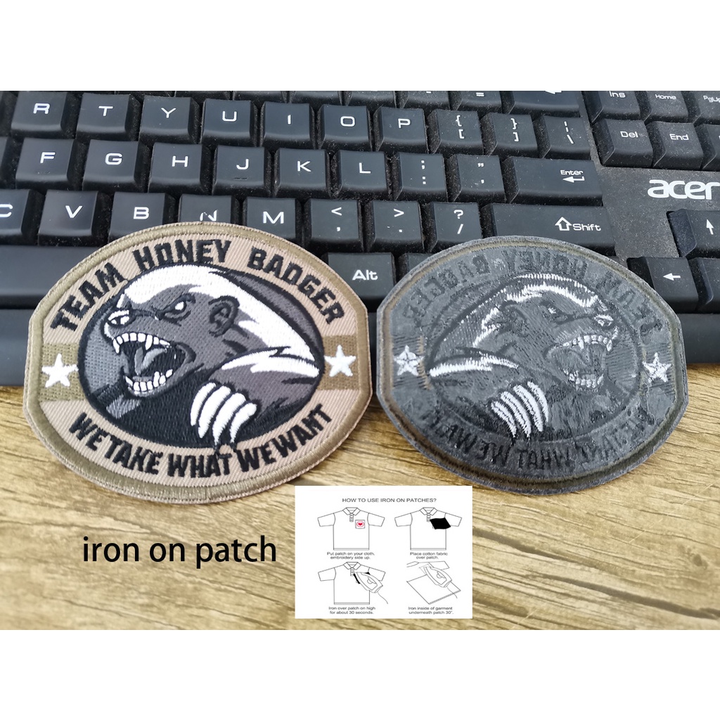 Huy Hiệu Thêu 3D Dán Balo / Mũ Bảo Hiểm Chất Lượng Cao